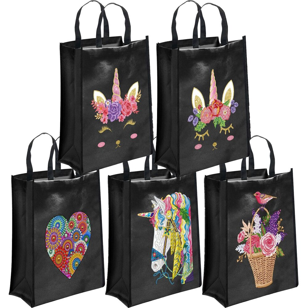 Diamond Painting Eco Tas zwart